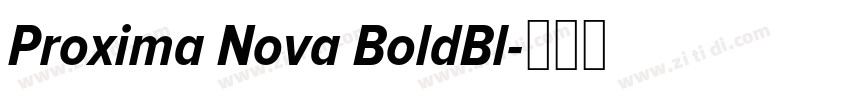Proxima Nova BoldBl字体转换